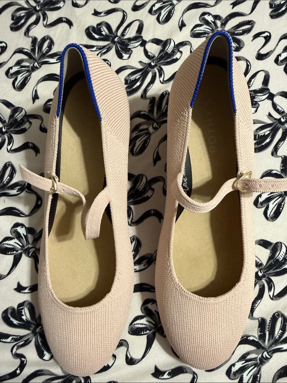 Rothy's Pink Blush Mary Jane Heel with Strap